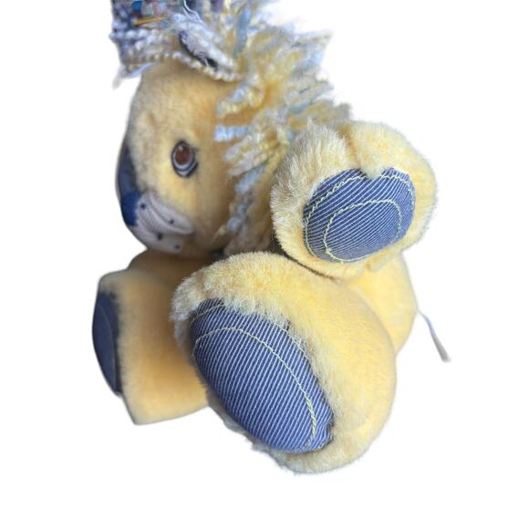 Vintage Sweet Denim Friends Yellow Denim Lion. - Picture 7 of 7